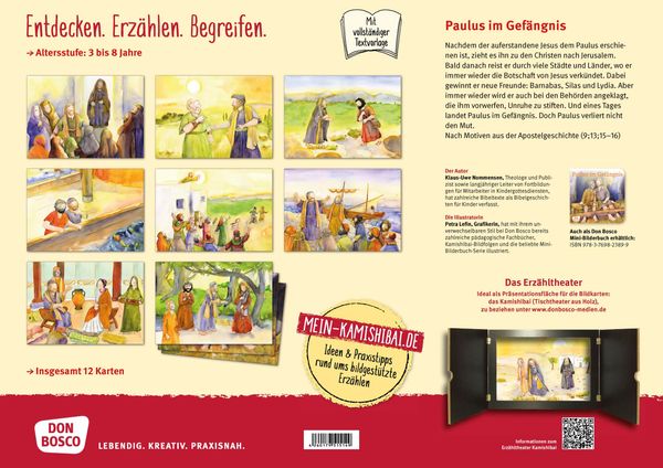 Produktbild: Paulus im Gef&auml;ngnis. Kamishibai Bildkartenset.