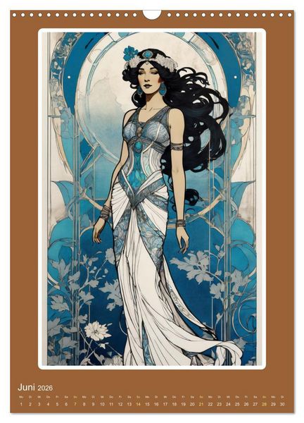 Produktbild: Illustrationskunst der Belle &Eacute;poque (Wandkalender 2026 DIN A3 hoch), CALVENDO Monatskalender