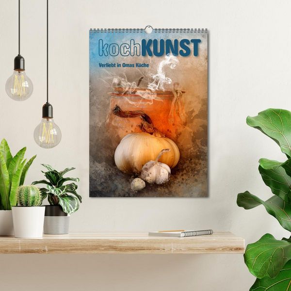 Produktbild: kochKUNST Verliebt in Omas K&uuml;che (Wandkalender 2026 DIN A3 hoch), CALVENDO Monatskalender