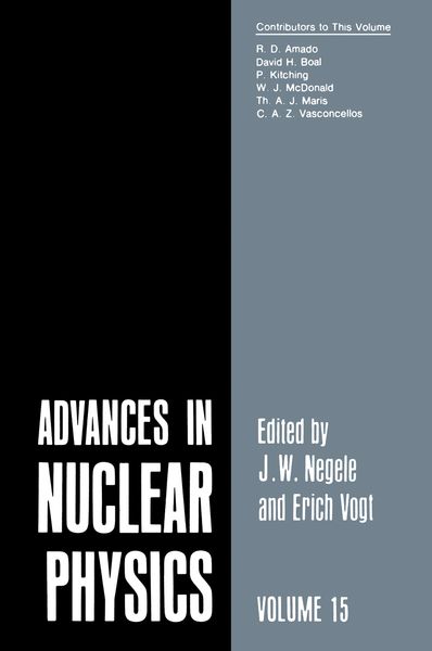Produktbild: Advances in Nuclear Physics
