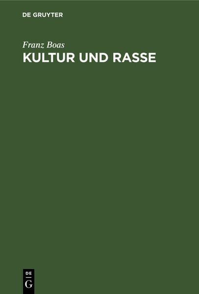 Produktbild: Kultur und Rasse
