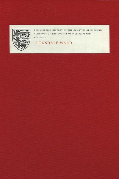 Produktbild: Victoria County History of Westmorland I