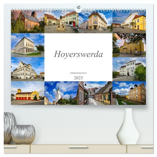 Hoyerswerda Impressionen (hochwertiger Premium Wandkalender 2025 DIN A2 quer), Kunstdruck in Hochglanz