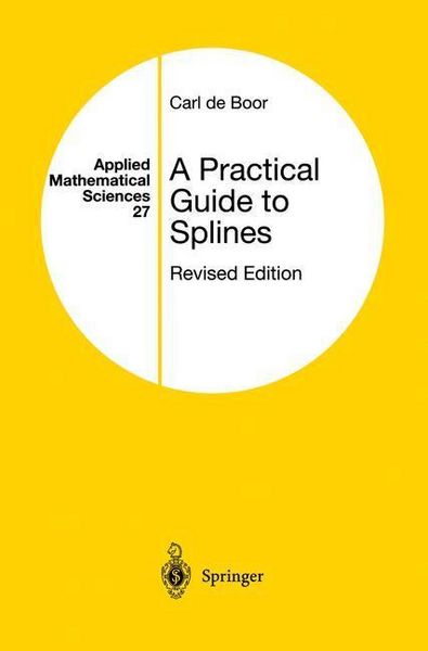 Produktbild: A Practical Guide to Splines