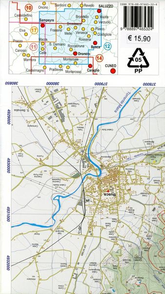 Produktbild: Bassa Valle Varaita - Bassa Valle Maira 1 : 25 000