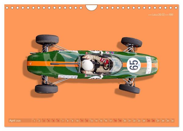 Produktbild: Legenden des Rennsports - Formel Junior 1955-1965 (Wandkalender 2026 DIN A4 quer), CALVENDO Monatskalender