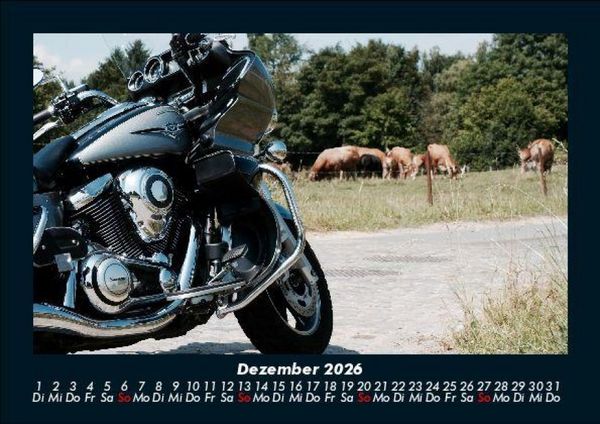 Produktbild: Motorr&auml;der 2026 Fotokalender DIN A5