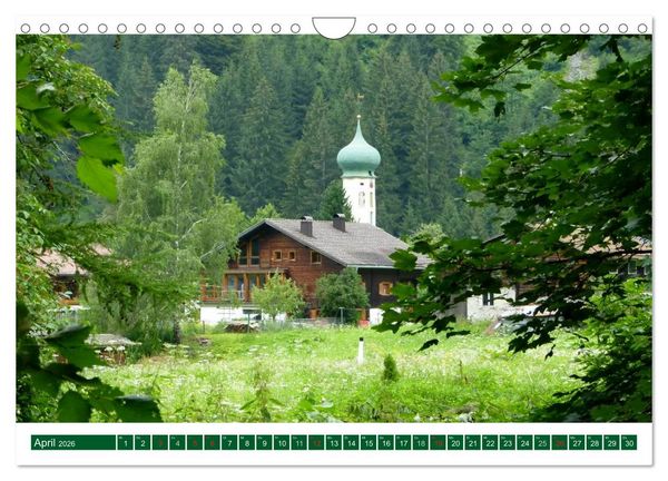 Produktbild: Montafon (Wandkalender 2026 DIN A4 quer), CALVENDO Monatskalender