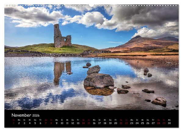Produktbild: Schottland zum Verlieben (hochwertiger Premium Wandkalender 2026 DIN A2 quer), Kunstdruck in Hochglanz