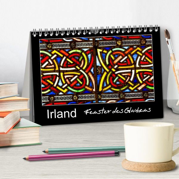 Produktbild: IRLAND - Fenster des Glaubens (Tischkalender 2026 DIN A5 quer), CALVENDO Monatskalender