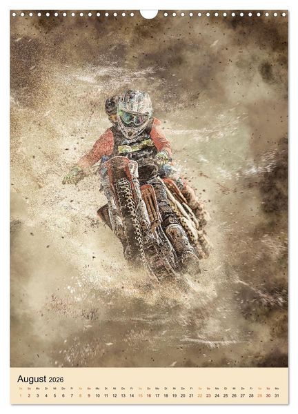 Produktbild: Motocross - Sport der Extreme (Wandkalender 2026 DIN A3 hoch), CALVENDO Monatskalender