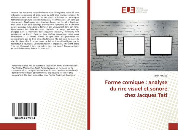 Produktbild: Forme comique : analyse du rire visuel et sonore chez Jacques Tati