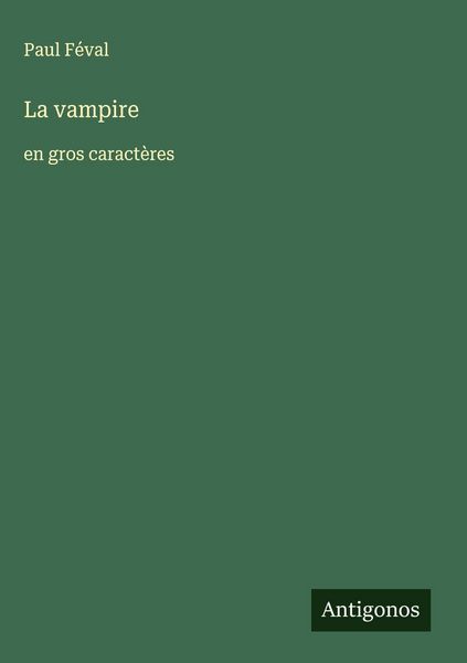 Produktbild: La vampire