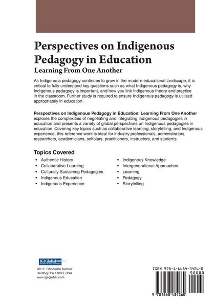 Produktbild: Perspectives on Indigenous Pedagogy in Education