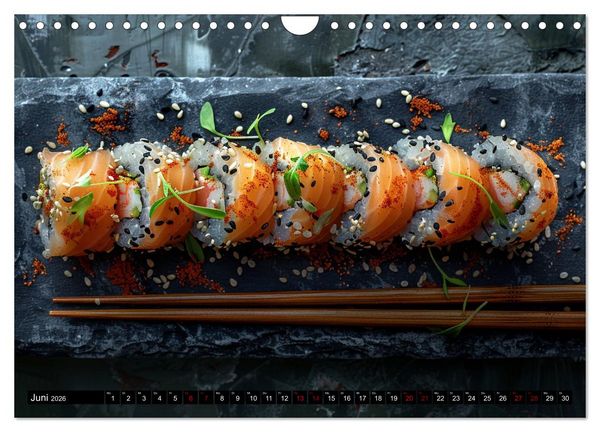 Produktbild: Sushi Zauber (Wandkalender 2026 DIN A4 quer), CALVENDO Monatskalender
