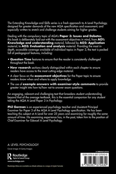 Produktbild: AQA Psychology A Level Paper Three