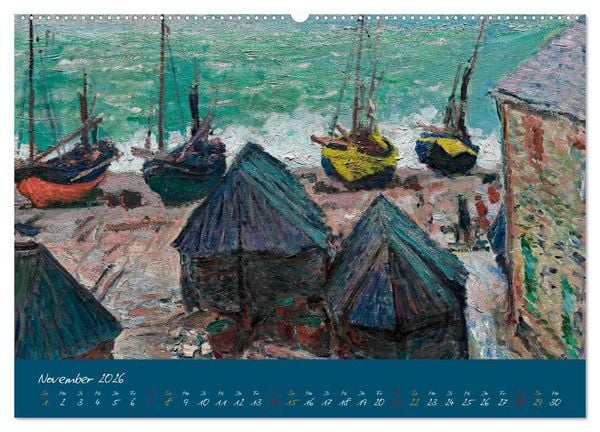 Produktbild: Typisch Monet (Wandkalender 2026 DIN A2 quer), CALVENDO Monatskalender