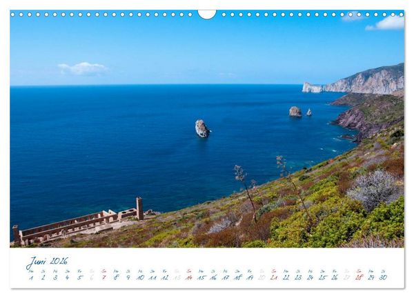 Produktbild: Sardinien (Wandkalender 2026 DIN A3 quer), CALVENDO Monatskalender