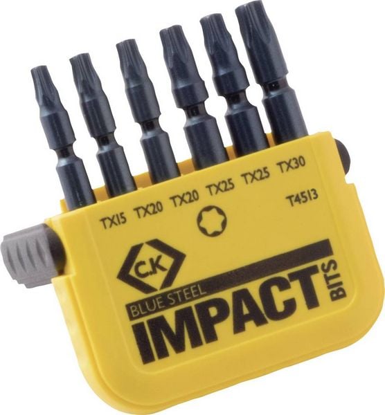 Produktbild: C.K T4513 Bit-Set 6teilig Innen-Sechsrund (TX) Torsion Control Technologie