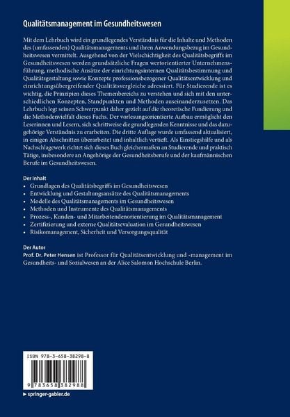 Produktbild: Qualitätsmanagement im Gesundheitswesen