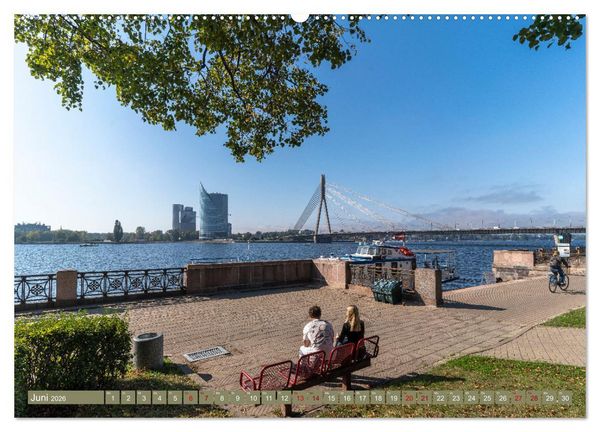 Produktbild: Via Baltica - eine Reise durch Estland, Lettland und Litauen (hochwertiger Premium Wandkalender 2026 DIN A2 quer), Kunstdruck in Hochglanz