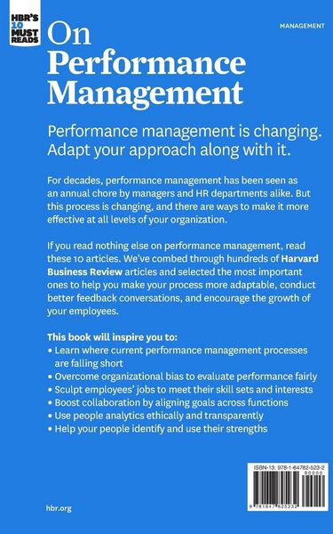 Produktbild: HBR's 10 Must Reads on Performance Management