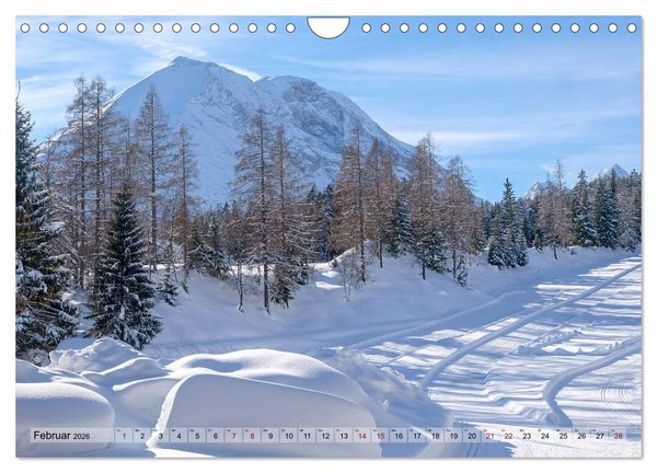 Produktbild: Schneeliebe (Wandkalender 2026 DIN A4 quer), CALVENDO Monatskalender