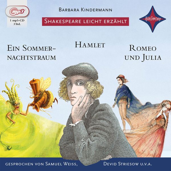 Produktbild: Shakespeare leicht erz&auml;hlt: Ein Sommernachtstraum, Hamlet, Romeo und Julia