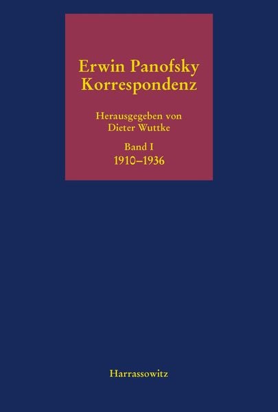 Produktbild: Erwin Panofsky Korrespondenz Band 1