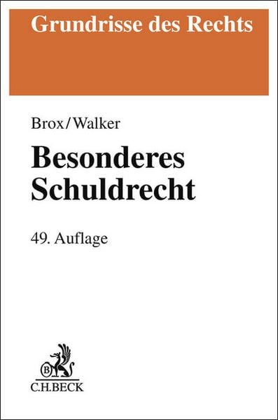 Produktbild: Grundrisse des Rechts / Besonderes Schuldrecht