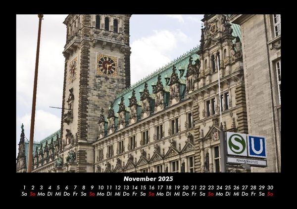 Produktbild: Hamburg 2025 Fotokalender DIN A3