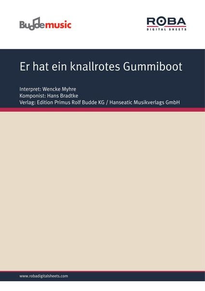 Produktbild: Er hat ein knallrotes Gummiboot