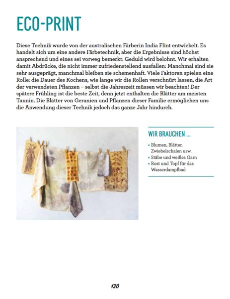 Produktbild: Farbenfroh f&auml;rben mit Pflanzen &ndash; leicht gemacht