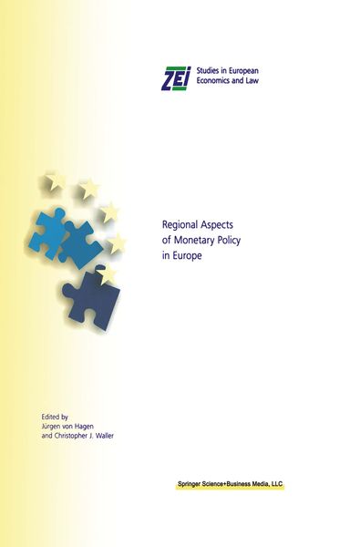 Produktbild: Regional Aspects of Monetary Policy in Europe