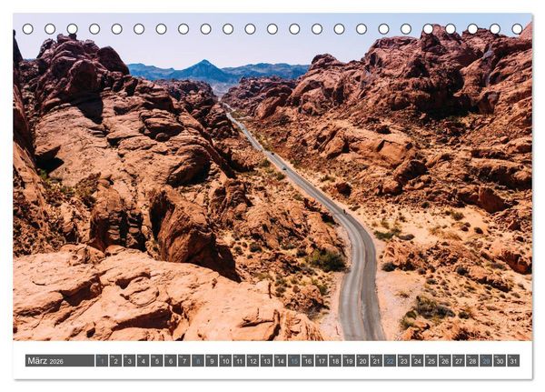 Produktbild: Der Westen der USA (Tischkalender 2026 DIN A5 quer), CALVENDO Monatskalender