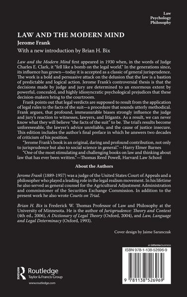 Produktbild: Law and the Modern Mind