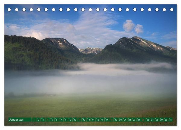 Produktbild: Tannheim und das Tal (Tischkalender 2026 DIN A5 quer), CALVENDO Monatskalender