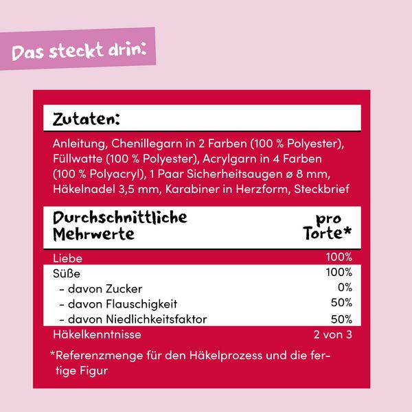 Produktbild: Amusing Lovables H&auml;kelset Barry Cake