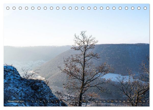 Produktbild: Wanderparadies Schw&auml;bische Alb (Tischkalender 2026 DIN A5 quer), CALVENDO Monatskalender