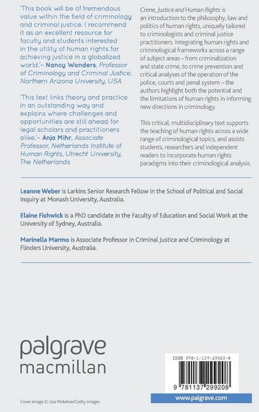 Produktbild: Crime, Justice and Human Rights