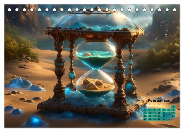 Produktbild: Magische Sanduhren (Tischkalender 2026 DIN A5 quer), CALVENDO Monatskalender
