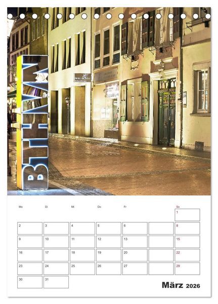 Produktbild: Beethovenstadt Bonn (Tischkalender 2026 DIN A5 hoch), CALVENDO Monatskalender