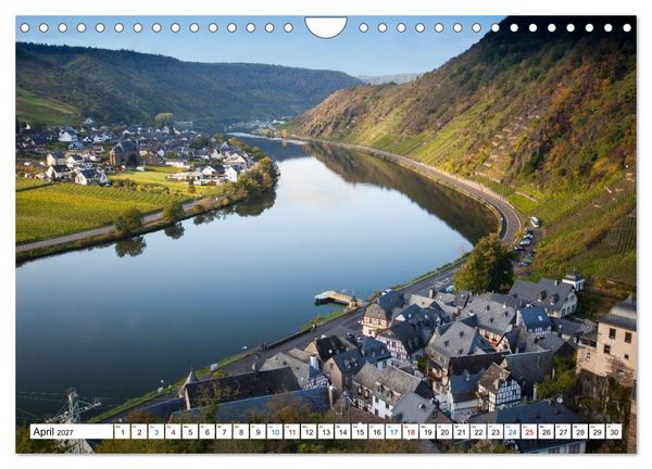Produktbild: Die sch&ouml;nsten Orte im Moseltal - Von der Burg Eltz bis nach Trier (Wandkalender 2027 DIN A4 quer), CALVENDO Monatskalender
