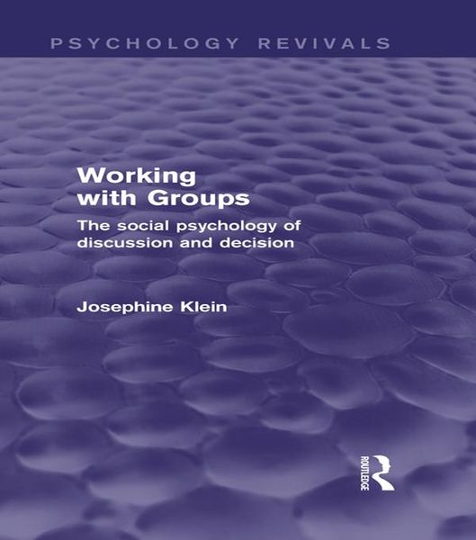 Produktbild: Working with Groups (Psychology Revivals)