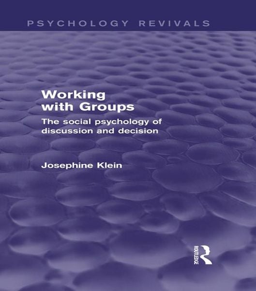 Produktbild: Working with Groups (Psychology Revivals)