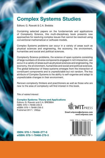 Produktbild: Complex Systems Studies