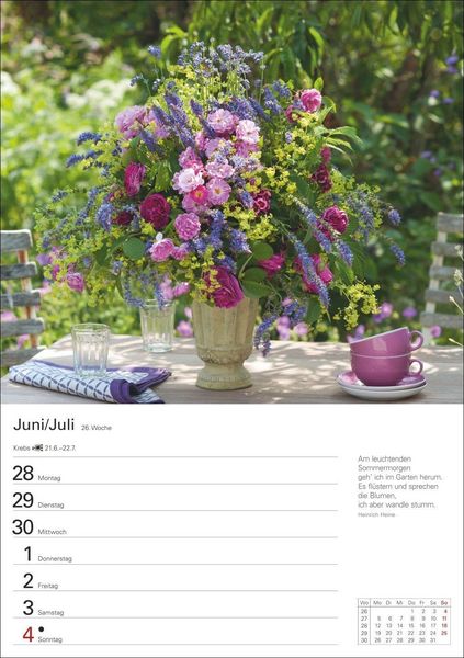 Produktbild: Blumenpracht Wochenplaner 2027 - 53 stimmungsvolle Fotografien