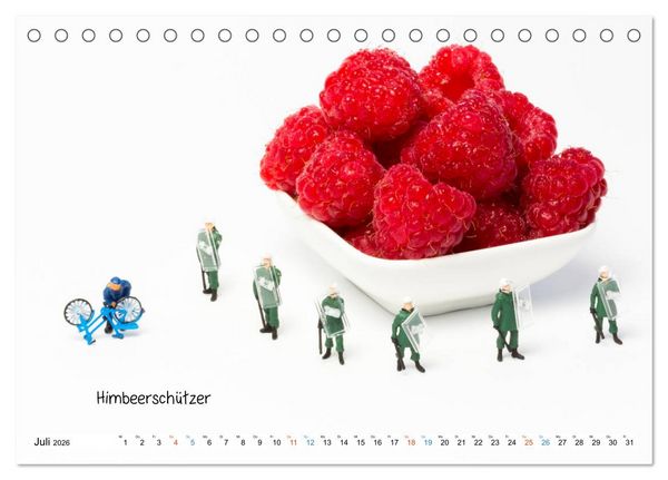Produktbild: Chair-Sharing ... und andere Mini-Welten (Tischkalender 2026 DIN A5 quer), CALVENDO Monatskalender