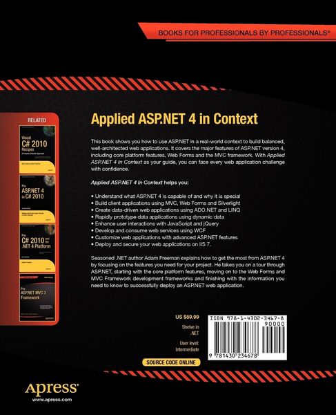 Produktbild: Applied ASP.NET 4 in Context
