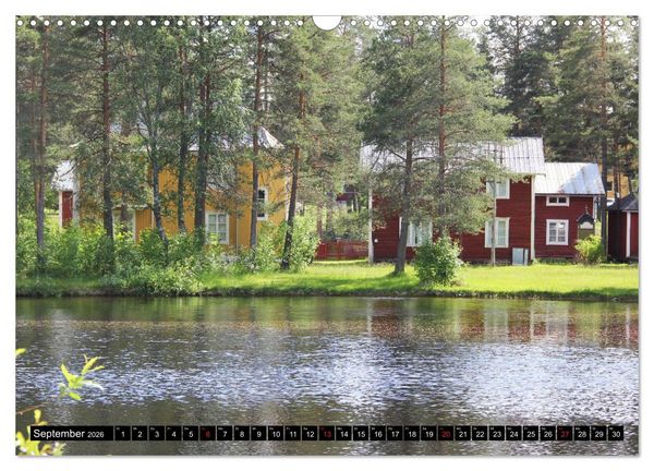 Produktbild: Sommer in Schwedens Lappland (Wandkalender 2026 DIN A3 quer), CALVENDO Monatskalender